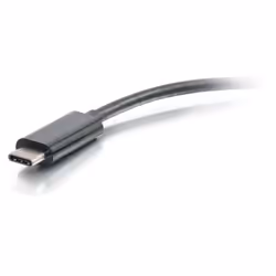 C2G USB C to Ethernet Adapter With Power Delivery - Black - Network Adapter
