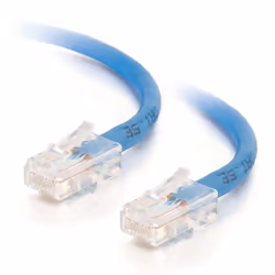 C2G 2m Cat5e Non-Booted Unshielded (UTP) Network Patch Cable - Blue, 2 m, Cat5e, U/UTP (UTP), RJ-45, RJ-45, Blue