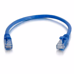 C2G 2m Cat5e Booted Unshielded (UTP) Network Patch Cable - Blue, 2 m, Cat5e, U/UTP (UTP), RJ-45, RJ-45, Blue