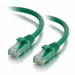 C2G 0.5m Cat5e Booted Unshielded (UTP) Network Patch Cable - Green, 0.5 m, Cat5e, U/UTP (UTP), RJ-45, RJ-45, Green