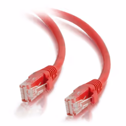 C2G 2m Cat5e Booted Unshielded (UTP) Network Patch Cable - Red, 2 m, Cat5e, U/UTP (UTP), RJ-45, RJ-45, Red