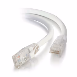 C2G 1.5m Cat5e Booted Unshielded (UTP) Network Patch Cable - White, 1.5 m, RJ-45, RJ-45, White