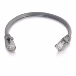 C2G 1.5m Cat6 Booted Unshielded (UTP) Network Patch Cable - Grey, 1.5 m, Cat6, U/UTP (UTP), RJ-45, RJ-45, Grey