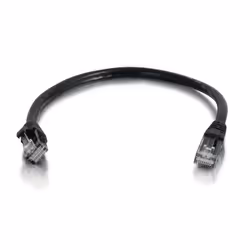 C2G 5m Cat6 Booted Unshielded (UTP) Network Patch Cable - Black, 5 m, Cat6, U/UTP (UTP), RJ-45, RJ-45, Black