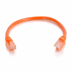 C2G 2m Cat6 Booted Unshielded (UTP) Network Patch Cable - Orange, 2 m, Cat6, RJ-45, RJ-45, Orange