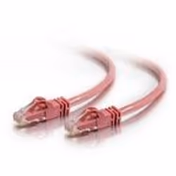 C2G Cat6 550MHz Snagless Patch Cable Pink 3m, 3 m, Cat6, RJ-45, RJ-45, Pink