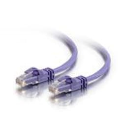 C2G Cat6 550MHz Snagless Patch Cable 1m networking cable Purple