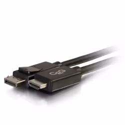 C2G 1m DisplayPort to HDMI Adapter Cable - Black, 1 m, DisplayPort, HDMI, Male, Male, Black