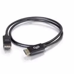 C2G 1m DisplayPort Cable with Latches 8K UHD M/M - 4K - Black - Additional view 6