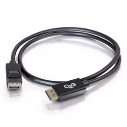 C2G 7m DisplayPort Cable with Latches 8K UHD M/M - 4K - Black