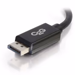 C2G 7m DisplayPort Cable with Latches 8K UHD M/M - 4K - Black