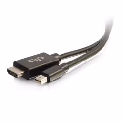 C2G 3m Mini DisplayPort to HDMI Adapter Cable - Mini DP Male to HDMI Female - Black, 3 m, Mini DisplayPort, HDMI, Male, Male, ...