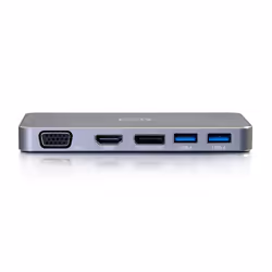 C2G USB-C[R] Dual Display MST Docking Station with HDMI[R], DisplayPort[TM], VGA and Power Delivery up to 65W - 4K 30Hz - Additional view 4
