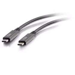 C2G 0.9m (3ft) USB C Cable - USB 3.1 (3A) - M/M USB Type C Cable - Black, 0.9 m, USB C, USB C, USB 3.2 Gen 1 (3.1 Gen 1), 5 G ...