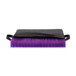 Purple Double Seat Cushion | Pressure Reducing Grid Designed for Ultimate Comfort | Designed for Office Chairs | Made in The USA