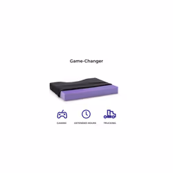 Purple Ultimate Seat cushion  Pressure Reducing grid Designed for Ultimate comfort  Designed for gaming  Made in The USA