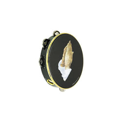 Praise Tambourine - Praying Hand, 8"