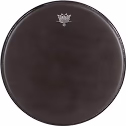 Remo ES0812MP Black Suede Emperor Crimplock Marching Tenor Drum Head  12-Inch