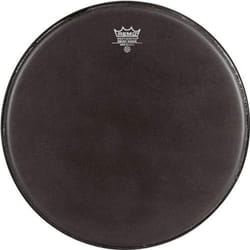 Remo ES0812MP Black Suede Emperor Crimplock Marching Tenor Drum Head  12-Inch