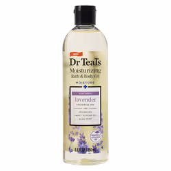 Dr Teal's Moisturizing Bath and Body Oil  Soothe & Sleep with Lavender Essential Oil  8.8 fl oz