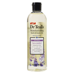 Dr Teal's Moisturizing Bath and Body Oil  Soothe & Sleep with Lavender Essential Oil  8.8 fl oz