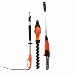 Electric Long Reach Telescopic Pole Chainsaw Pruner Hedge Trimmer Kit 9'3" eSkde