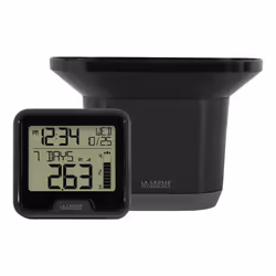 La Crosse Technology 724-1409 Wireless Rain Station Black