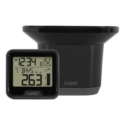 La Crosse Technology 724-1409 Wireless Rain Station   Black