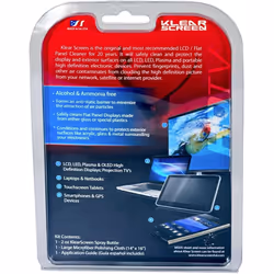 Klear Screen Display Cleaning Kit for HDTV, LCD, Laptops and 3D Glasses with Solution and Cleaning Cloth