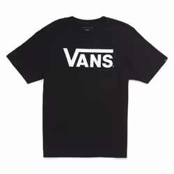 Vans Classic, T-shirt, Child, Male, Black, White, Image, XL