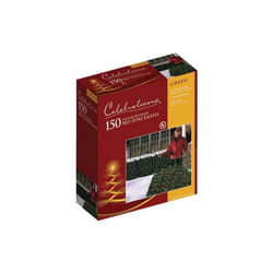 Celebrations 48957-71 150 Green Commercial Net Lights  4 x 6 ft.