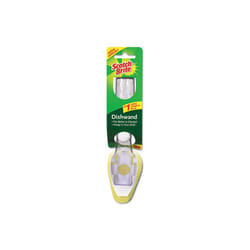 3M  Heavy-Duty Soap-Dispensing Dishwand, 2.5 in. x 9.5 in., Yellow-White
