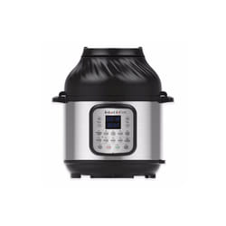 Instant Pot  8 qt. Duo Crisp Stainless Steel Pressure Cooker, Black & Silver