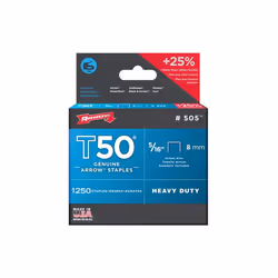 Arrow Fastener 505IP 5,000 Pack, T-50 - .31 in. Staples