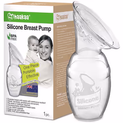 haakaa Manual Breast Pump, , Clear, 4 Oz