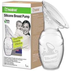 haakaa Manual Breast Pump, , Clear, 4 Oz
