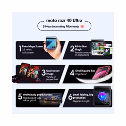 Motorola moto razr 40 Ultra 5G 6.9'' Triple Camera Red 12+512GB