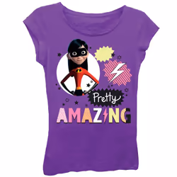 Disney girls The Incredibles 2 Violet Pretty Amazing Short Sleeve T-sh