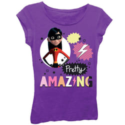 Disney girls The Incredibles 2 Violet Pretty Amazing Short Sleeve T-sh
