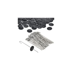 HOMTOO 100 Packs Solar Panel Guard Clip, Animal Guard Fastener Clips, Solar Panel Wire Mesh Clips for Solar Panel Bird Wire Pigeon Fence, 25 mm
