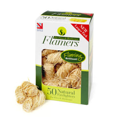 Firelighters - 50 Units Natural Fire Lighters for Wood Burner Firepit Bbq Pizza Oven Fireplace Chimenea Barbecue Fire Starter - Firestarter for Kiln