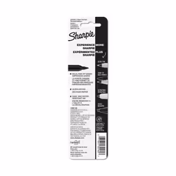 Sharpie 30162PP Fine Point Permanent Markers  Black  Permanent Ink  Ink Dries Quickly and Resists Both Fading and Water  Blister of 2 Markers  Pack of