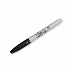 Sharpie 30162PP Fine Point Permanent Markers  Black  Permanent Ink  Ink Dries Quickly and Resists Both Fading and Water  Blister of 2 Markers  Pack of