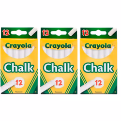 Crayola White Chalk 12 Ea (Pack Of 3)