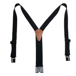 Perry Suspender Men's 1.5 Elastic Original Adjustable Suspenders (Black)