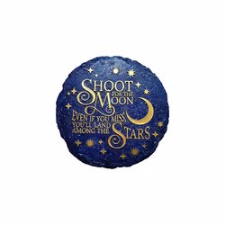 - Garden Décor - Shoot for The Stars Stepping Stone - Decorative Stone for Garden