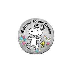 - Peanuts Welcome Stepping Stone - Decorative Garden Stone for Yard, Patio, Garden or Walkway - Outdoor or Indoor Home