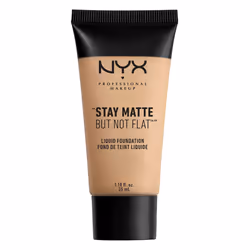 NYX PROFESSIONAL MAKEUP Stay Matte But Not Flat Liquid Foundation Nude 1.18 Ounce