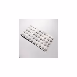 Round Universal Mouse feet/Mouse Skates for Commatech fkmini and Other Mouse 6x6x0.6mm 40pcs -White