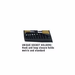 1173 32-Pocket Socket Tool Roll Pouch